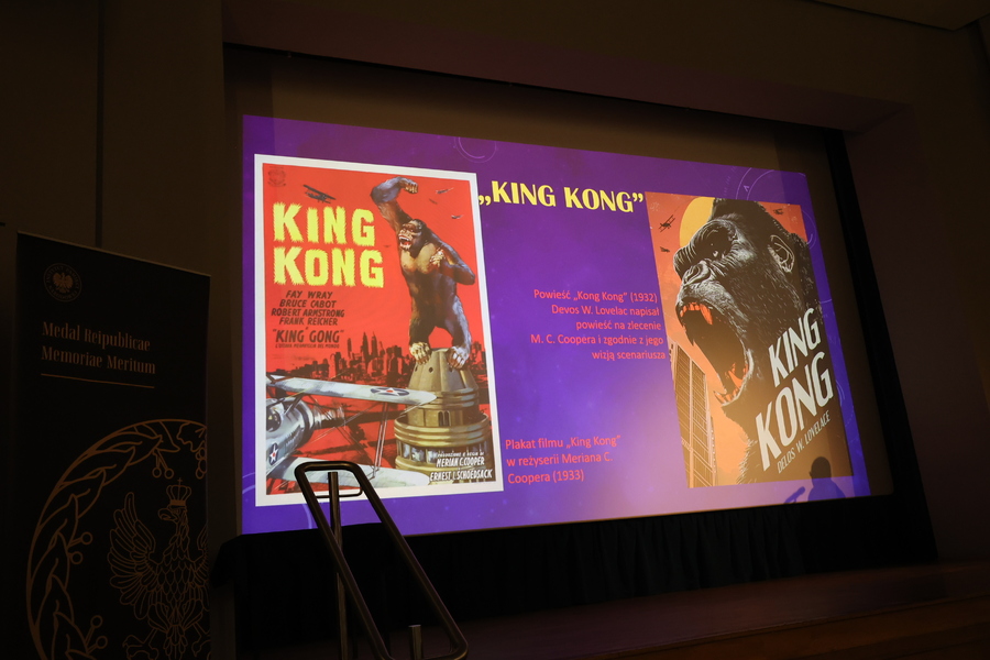 Prelekcja filmu „Trzy śmierci Meriana Coopera“. – Rzeszów, 19 marca 2025. Fot. Katarzyna Gajda-Bator (IPN)