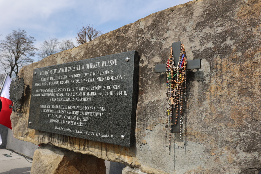 Obchody Narodowego Dnia Pamięci Polaków ratujących Żydów pod okupacją niemiecką – Markowa, 24 marca 2025. Fot. Katarzyna Gajda-Bator (IPN)