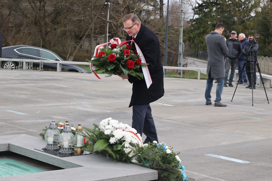 Jan Józef Kasprzyk, doradca prezesa IPN na obchodach Narodowego Dnia Pamięci Polaków ratujących Żydów pod okupacją niemiecką – Markowa, 24 marca 2025. Fot. Katarzyna Gajda-Bator (IPN)