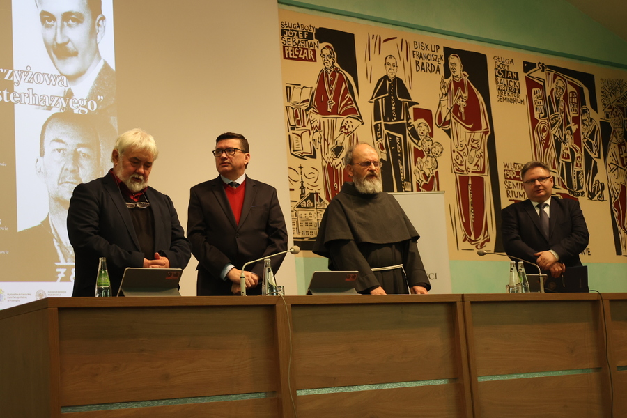 Uczestnicy dyskusji wokół filmu „Droga krzyżowa Janosa Esterhazyego” i dyskusja – Przemyśl, 27 marca 2025. Fot. Katarzyna Gajda-Bator (IPN)