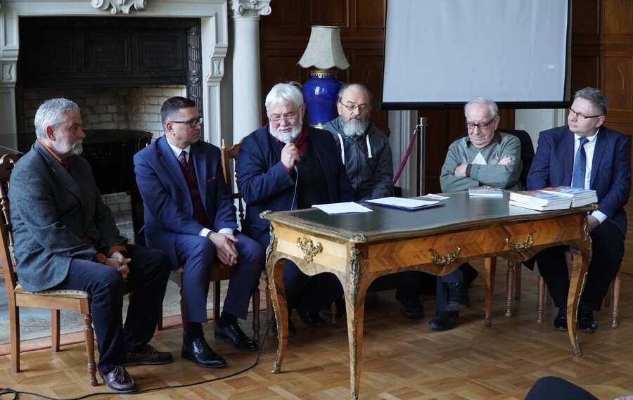 Projekcja filmu dokumentalnego „Droga krzyżowa Janosa Esterhazyego” w reżyserii Artura Janickiego oraz dyskusja – Tarnobrzeg, 28 marca 2025. Fot. Marcin Bukała (IPN)