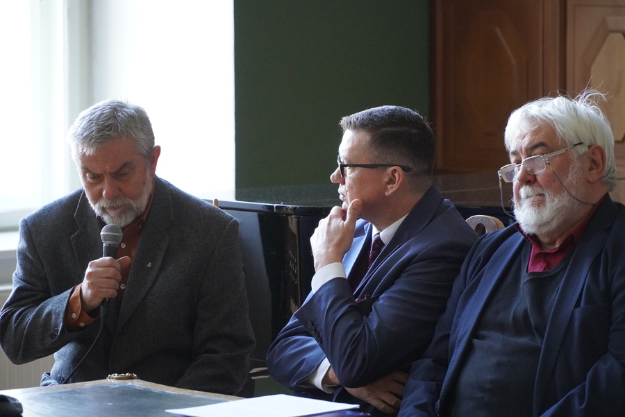 Projekcja filmu dokumentalnego „Droga krzyżowa Janosa Esterhazyego” w reżyserii Artura Janickiego oraz dyskusja – Tarnobrzeg, 28 marca 2025. Fot. Marcin Bukała (IPN)