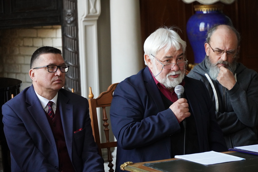 Projekcja filmu dokumentalnego „Droga krzyżowa Janosa Esterhazyego” w reżyserii Artura Janickiego oraz dyskusja – Tarnobrzeg, 28 marca 2025. Fot. Marcin Bukała (IPN)