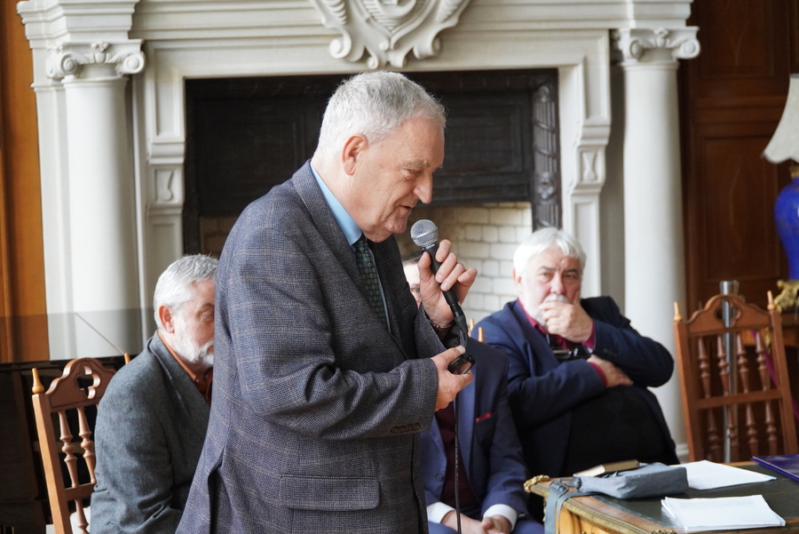 Projekcja filmu dokumentalnego „Droga krzyżowa Janosa Esterhazyego” w reżyserii Artura Janickiego oraz dyskusja – Tarnobrzeg, 28 marca 2025. Fot. Marcin Bukała (IPN)