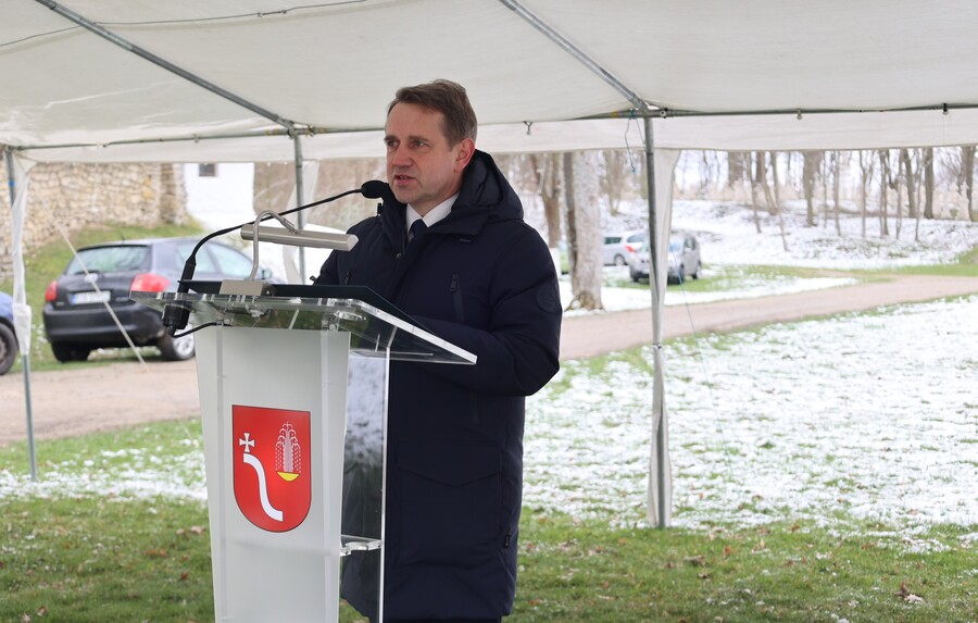 Robert Serkis, wójt Gminy Horyniec-Zdrój – Radruż, 6 kwietnia 2025. Fot. Katarzyna Gajda-Bator (IPN)