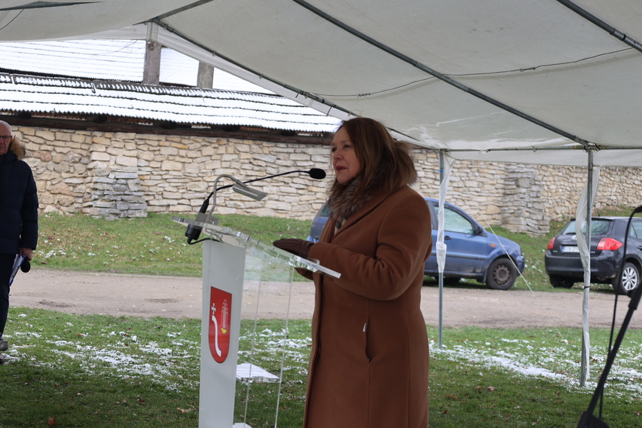 Teresa Pamuła, poseł na Sejm RP – Radruż, 6 kwietnia 2025. Fot. Katarzyna Gajda-Bator (IPN)