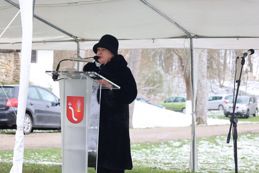 Barbara Broź, starosta lubaczowski – Radruż, 6 kwietnia 2025. Fot. Katarzyna Gajda-Bator (IPN)