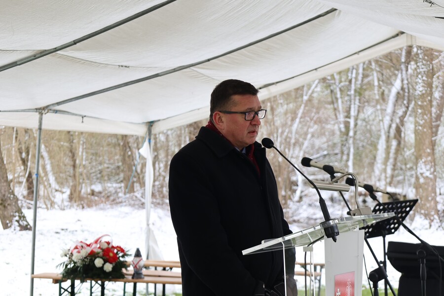 Dr hab. Dariusz Iwaneczko, dyrektor IPN w Rzeszowie – Radruż, 6 kwietnia 2025. Fot. Katarzyna Gajda-Bator (IPN)