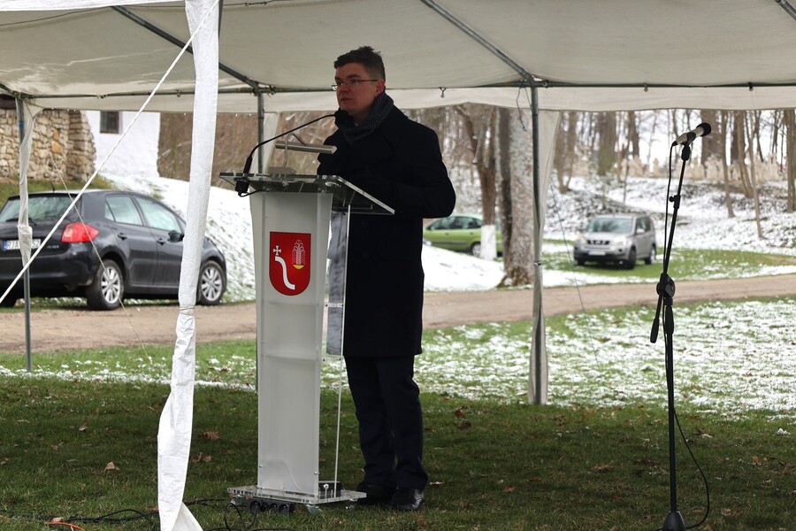 Piotr Zubowski, dyrektor Muzeum Kresów w Lubaczowie – Radruż, 6 kwietnia 2025. Fot. Katarzyna Gajda-Bator (IPN)