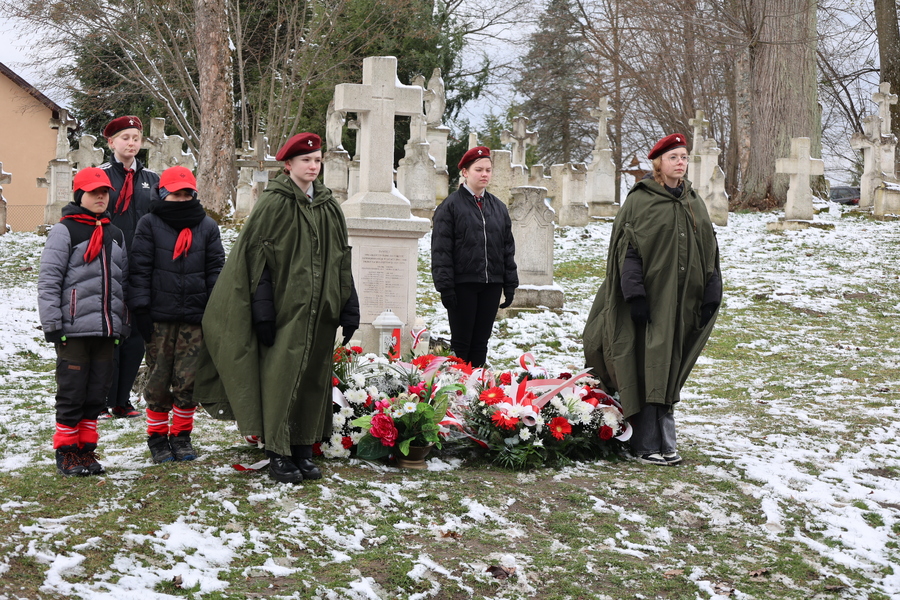 Uroczystość upamiętniająca mieszkańców Radruża zamordowanych przez ukraińskich nacjonalistów z OUN-UPA w latach 1944–1946 – Radruż, 6 kwietnia 2025. Fot. Katarzyna Gajda-Bator (IPN)