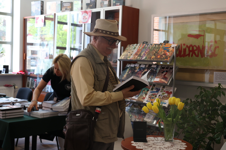 Stanisław Alot podczas Światowego Dnia Książki w IPN – Rzeszów, 23 kwietnia 2025. Fot. Katarzyna Gajda-Bator (IPN)