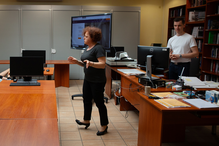 Zajęcia archiwalne w IPN – Rzeszów, 24 kwietnia 2025. Fot. Igor Witowicz (IPN)