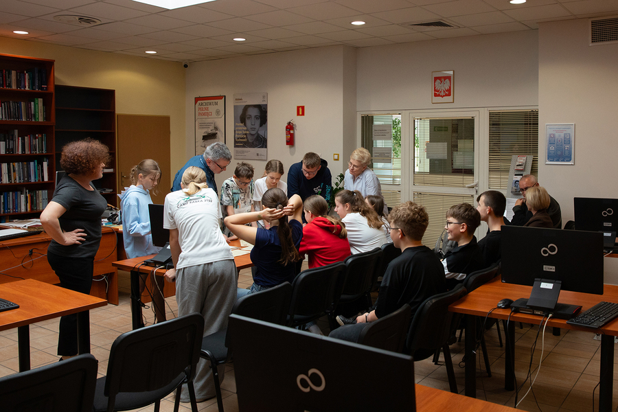 Zajęcia archiwalne w IPN – Rzeszów, 24 kwietnia 2025. Fot. Igor Witowicz (IPN)