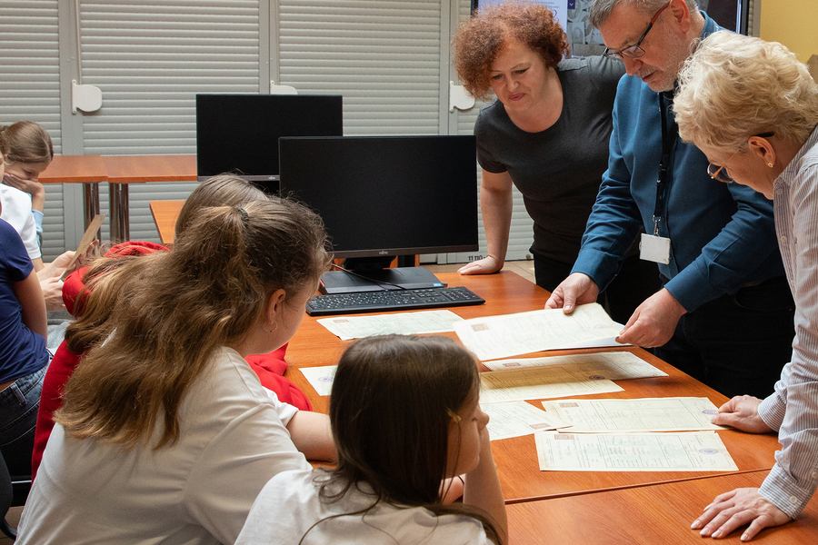 Zajęcia archiwalne w IPN – Rzeszów, 24 kwietnia 2025. Fot. Igor Witowicz (IPN)