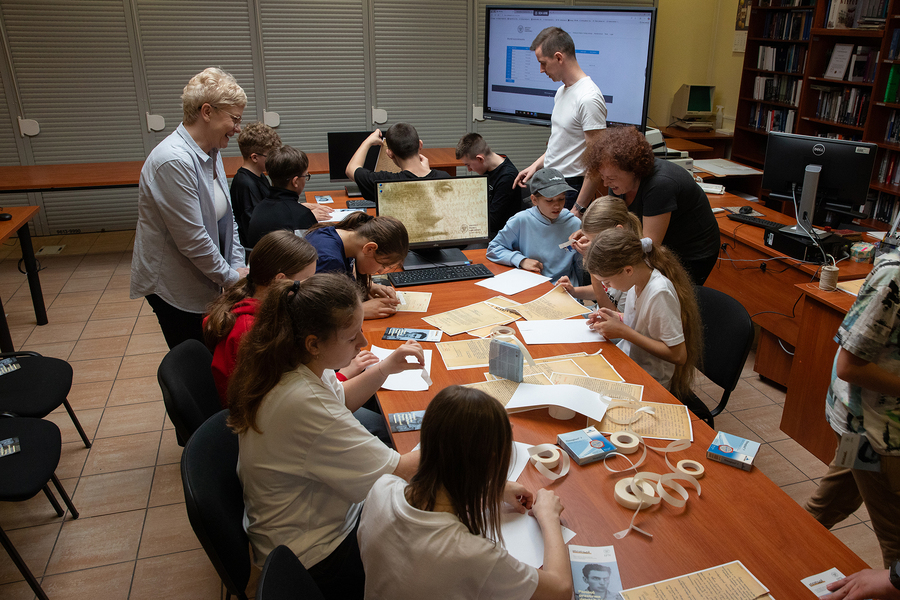 Zajęcia archiwalne w IPN – Rzeszów, 24 kwietnia 2025. Fot. Igor Witowicz (IPN)