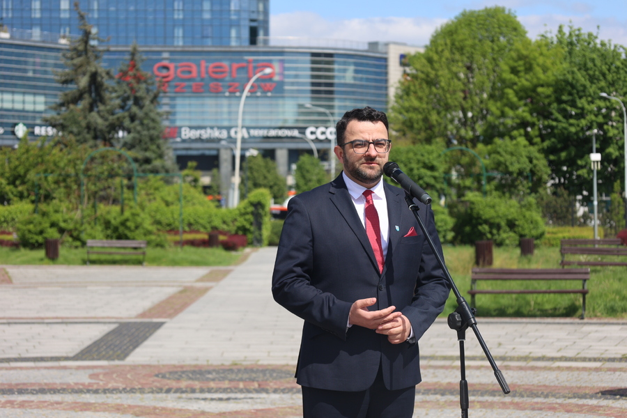 Dr Krzysztof Jarosz, starosta rzeszowski. Fot. Katarzyna Gajda-Bator (IPN)