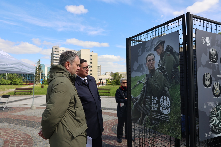 Prezentacja wystawy „Żołnierski los. Żołnierze Polskich Sił Zbrojnych z województwa podkarpackiego na frontach II wojny światowej” – Rzeszów, 8 maja 2025, Fot. Katarzyna Gajda-Bator (IPN)