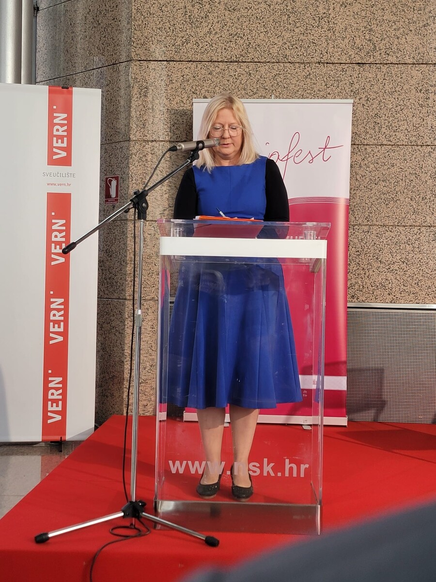 Prezentacja sylwetki i działalności gen. Stanisława Maczka na Festiwalu Historycznym Kliofest w Zagrzebiu – 13 maja 2025. Fot. Mirosław Surdej (IPN)