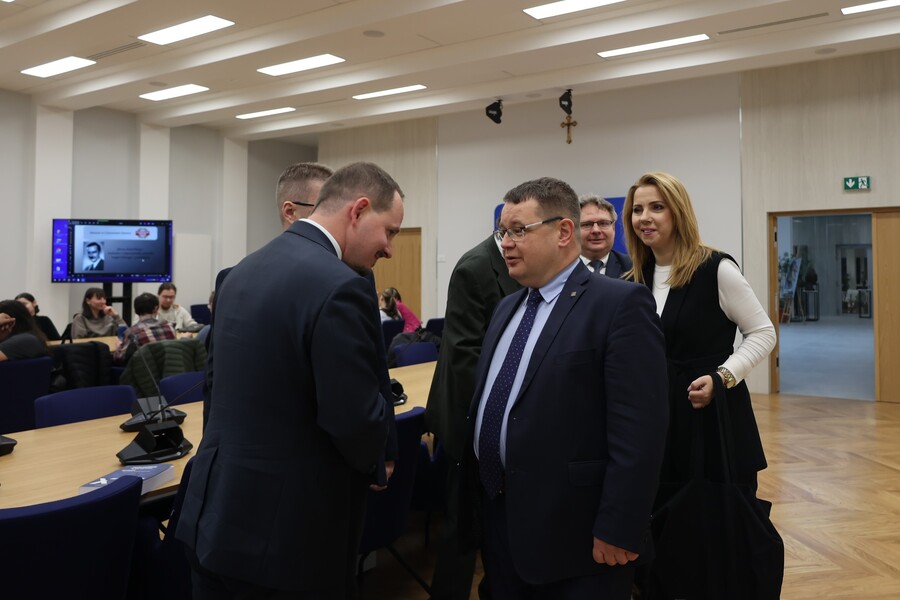 Wykład „Janos Esterhazy (1901-1957) - nieznany bohater narodów polskiego i węgierskiego” - Rzeszów, 14 maja 2025. Fot. Katarzyna Gajda-Bator (IPN)