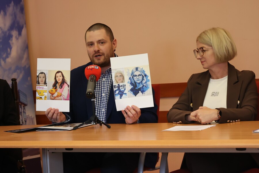 Konferencja prasowa dotycząca tegorocznej Nocy Muzeów w Rzeszowie, 15 maja 2025. Fot. Justyna Wiśniowska (Muzeum Okręgowe w Rzeszowie)