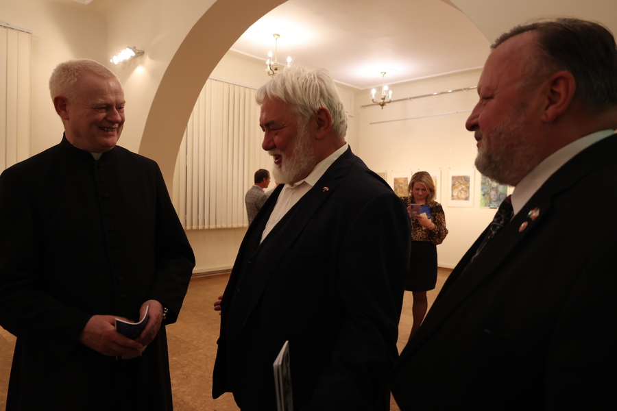 Wernisaż wystawy zbiorowej „Sługa Boży” János Esterházy – Rzeszów, 14 maja 2025. Fot. Katarzyna Gajda-Bator (IPN)