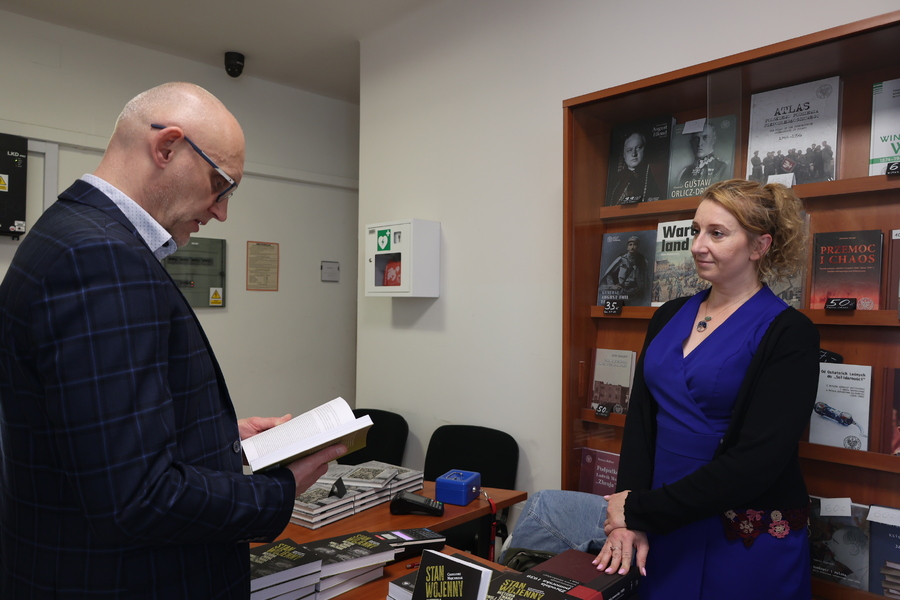 Prezentacja książki dr. Grzegorza Majchrzaka „Stan wojenny. Historia znana, mniej znana i nieznana” – Rzeszów, 20 maja 2025. Fot. Katarzyna Gajda-Bator (IPN)