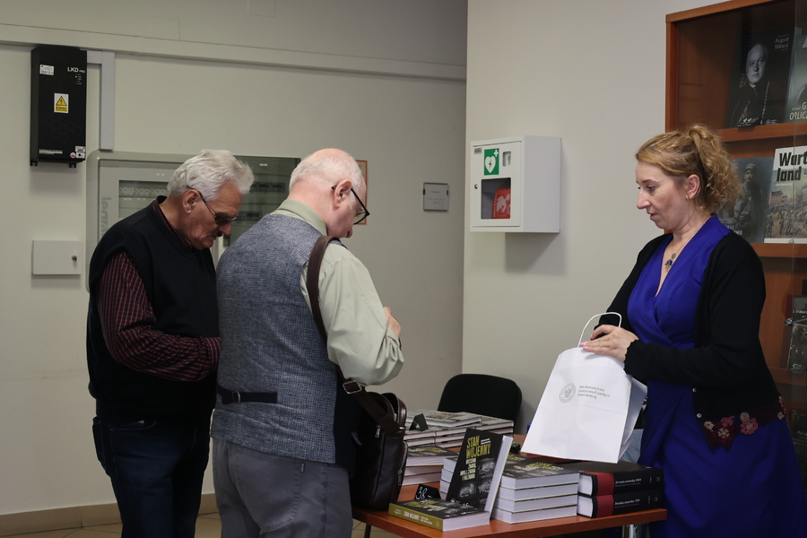 Prezentacja książki dr. Grzegorza Majchrzaka „Stan wojenny. Historia znana, mniej znana i nieznana” – Rzeszów, 20 maja 2025. Fot. Katarzyna Gajda-Bator (IPN)