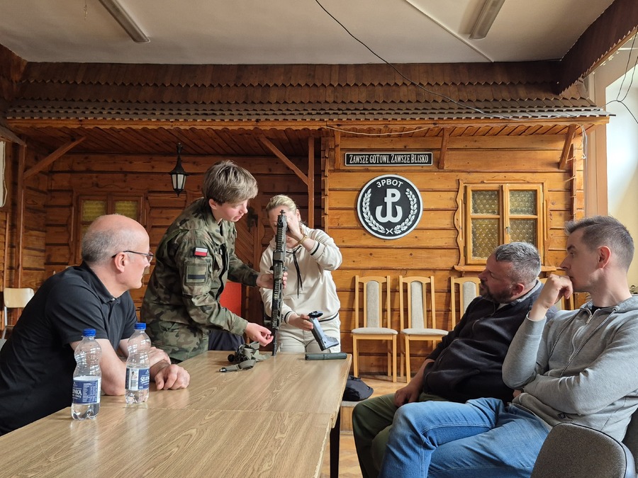 Szkolenie ogólnowojskowe dla pracowników IPN zorganizowane przez 3. PBOT – Rzeszów, 22 maja 2025. Fot. Katarzyna Gajda-Bator (IPN)