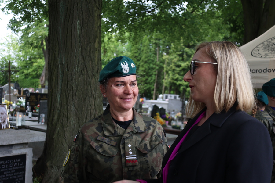 Oznaczenie grobu powstańców śląskich Haliny i Władysława Sołowijów w ramach akcji „Wszyscy jesteśmy ze Śląska!” – Rzeszów, 27 maja 2025. Fot. Katarzyna Gajda-Bator (IPN)