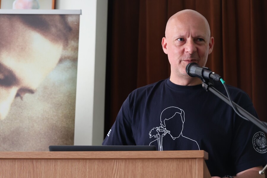 Paweł Kęska na konferencji naukowej „Życie trzeba godnie przeżyć” – Łańcut, 5 czerwca 2025. Fot. Katarzyna Gajda-Bator (IPN)