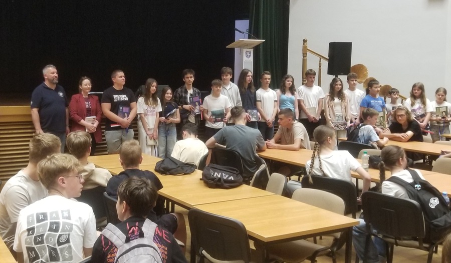 Eliminacje Ligi Planszówek w Centrum Kultury im. Józefa Mehoffera w Ropczycach, 5 czerwca 2025. Fot. Katarzyna Hudzicka-Chochorowska