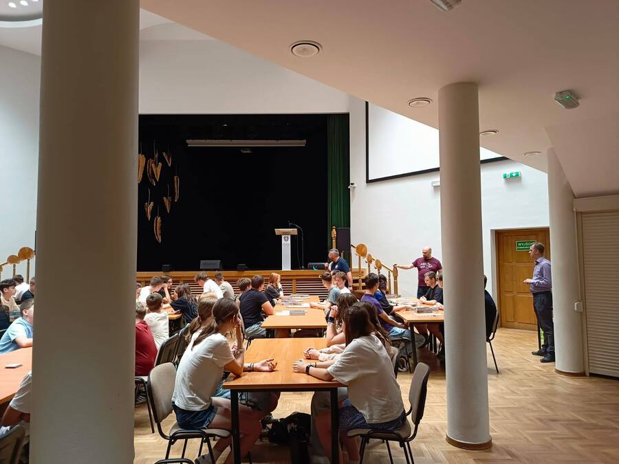 Eliminacje Ligi Planszówek w Centrum Kultury im. Józefa Mehoffera w Ropczycach, 5 czerwca 2025. Fot. Katarzyna Hudzicka-Chochorowska