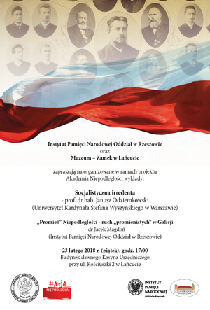 Zaproszenie na drugie spotkanie z cyklu Akademii Niepodległości.