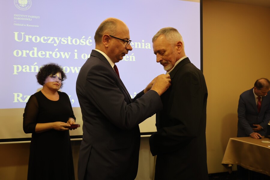 Uroczystość wręczenia odznaczeń państwowych działaczom opozycji antykomunistycznej – Rzeszów, 11 września 2025. Fot. Katarzyna Gajda-Bator (IPN)