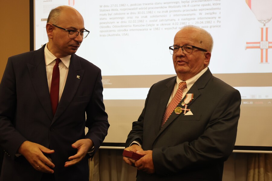 Uroczystość wręczenia odznaczeń państwowych działaczom opozycji antykomunistycznej – Rzeszów, 11 września 2025. Fot. Katarzyna Gajda-Bator (IPN)