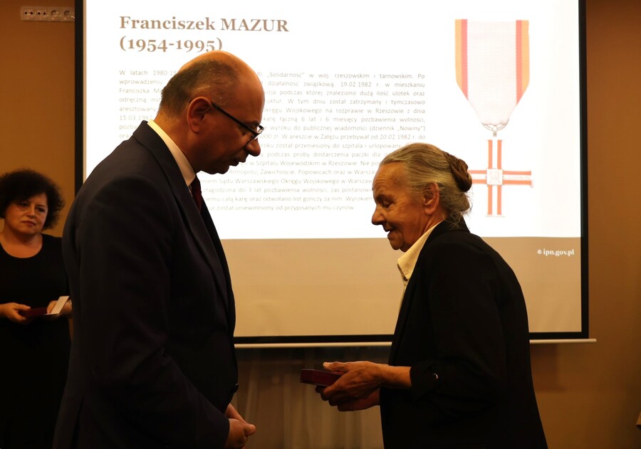 Uroczystość wręczenia odznaczeń państwowych działaczom opozycji antykomunistycznej – Rzeszów, 11 września 2025. Fot. Katarzyna Gajda-Bator (IPN)