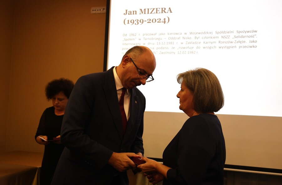 Uroczystość wręczenia odznaczeń państwowych działaczom opozycji antykomunistycznej – Rzeszów, 11 września 2025. Fot. Katarzyna Gajda-Bator (IPN)