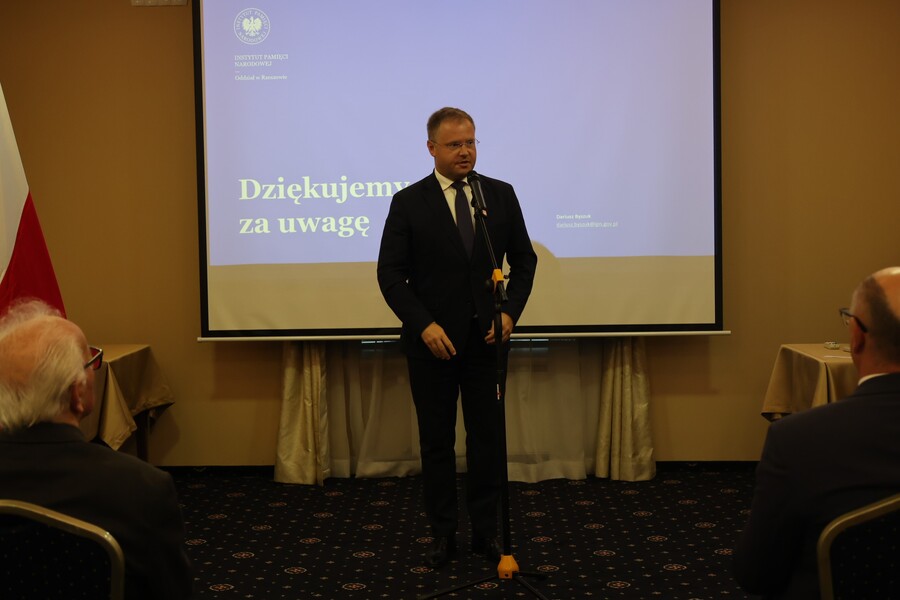 Dr Karol Ożóg na uroczystości wręczenia odznaczeń państwowych działaczom opozycji antykomunistycznej – Rzeszów, 11 września 2025. Fot. Katarzyna Gajda-Bator (IPN)