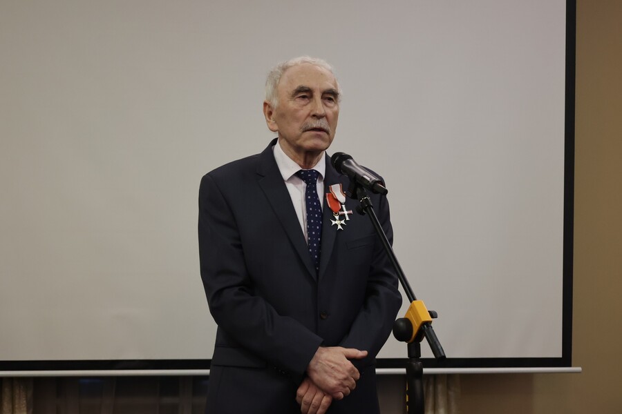 Czesław Nowak ma uroczystości wręczenia odznaczeń państwowych działaczom opozycji antykomunistycznej – Rzeszów, 11 września 2025. Fot. Katarzyna Gajda-Bator (IPN)