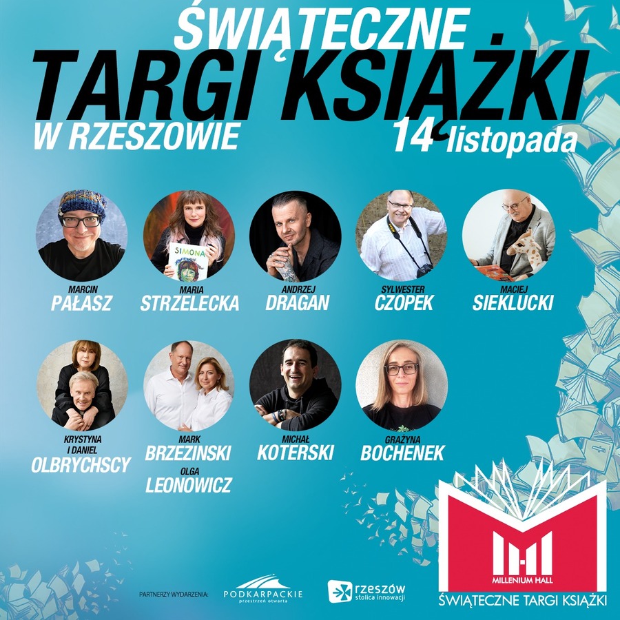 Świąteczne Targi Książki w Millenium Hall – 14-15 listopada w Rzeszowie