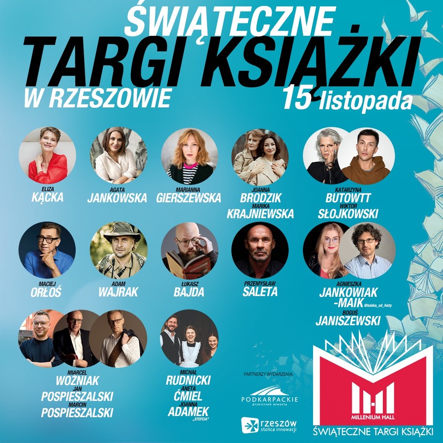 Świąteczne Targi Książki w Millenium Hall – 14-15 listopada w Rzeszowie