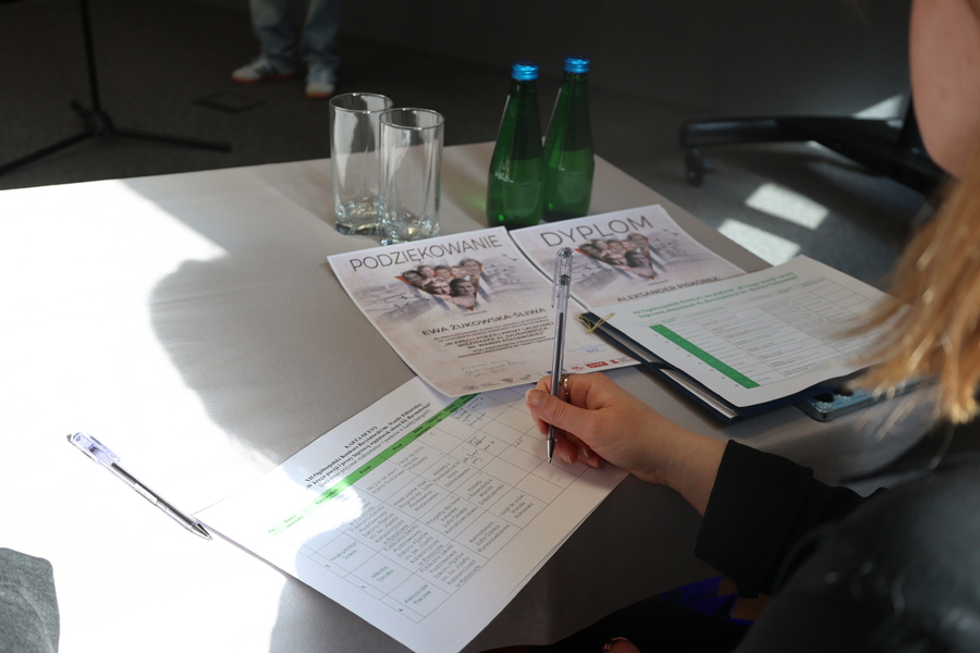 Przesłuchania w XII edycji ogólnopolskiego konkursu recytatorskiego „W kręgu poezji i prozy lagrowej więźniarek KL Ravensbrück im. Wandy Półtawskiej” – Rzeszów, 19 marca 2026. Fot. Katarzyna Gajda-Bator (IPN)