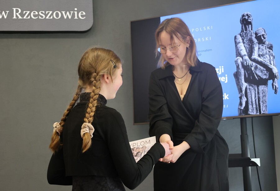 Przesłuchania w XII edycji ogólnopolskiego konkursu recytatorskiego „W kręgu poezji i prozy lagrowej więźniarek KL Ravensbrück im. Wandy Półtawskiej” – Rzeszów, 19 marca 2026. Fot. Katarzyna Gajda-Bator (IPN)