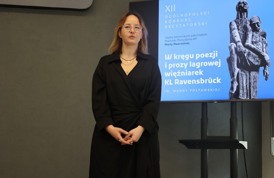 Przesłuchania w XII edycji ogólnopolskiego konkursu recytatorskiego „W kręgu poezji i prozy lagrowej więźniarek KL Ravensbrück im. Wandy Półtawskiej” – Rzeszów, 19 marca 2026. Fot. Katarzyna Gajda-Bator (IPN)