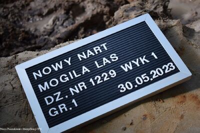 Prace poszukiwawcze na terenie Nowego Nartu (pow. niżański, woj. podkarpackie) – 29 maja - 2 czerwca 2023. Fot. Biuro Poszukiwań i Identyfikacji IPN.