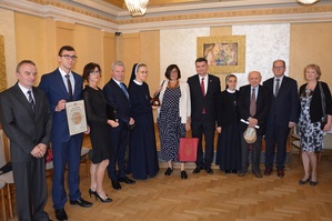 Uroczystość wręczania Medali „Sprawiedliwy wśród Narodów Świata” w Bieczu.