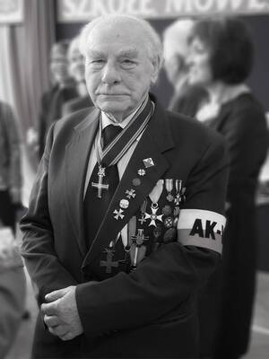 Śp. mjr Jerzy Krupa. Fot. Światowy Związek Żołnierzy Armii Krajowej Okręgu Tarnów.