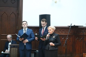 Uroczystości poświęcone pamięci członkom młodzieżowej organizacji antykomunistycznej w Mielcu.
