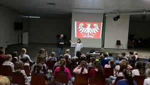 Zajęcia edukacyjne we Frankfurcie nad Menem .