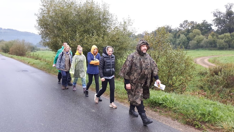 Rajd dla młodzieży „Szlakiem Bojów Wrześniowych” po Pogórzu Przemyskim.